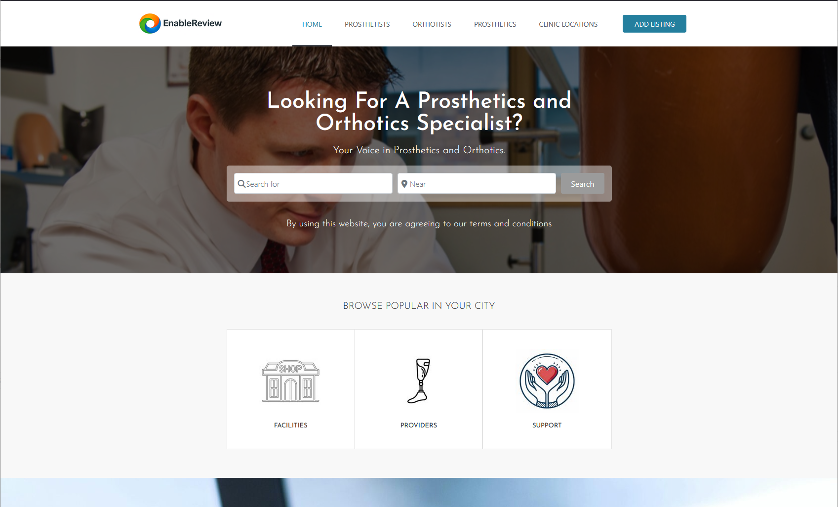 Review Your Prosthetist
